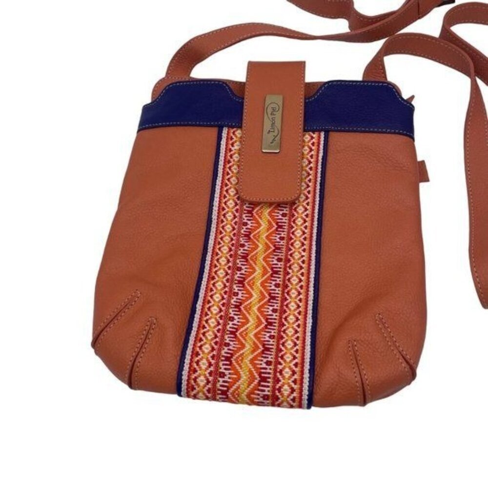 Limon Piel Women's Colombian Leather Cultral Crossbody Shoulder Bag Multicolor